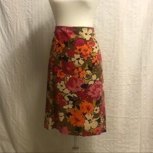Talbots Floral skirt